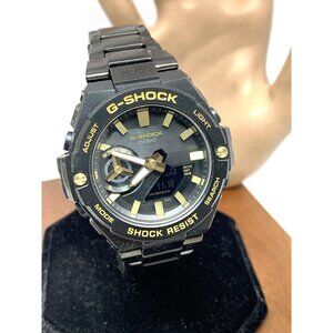 Casio G-Shock Men's Watch GSTB500 Bluetooth Tough Solar Black Dial Steel 5684